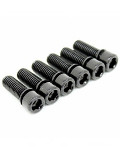 Kit Vis Potence M8 Pride Racing - Black (Pack de 6)