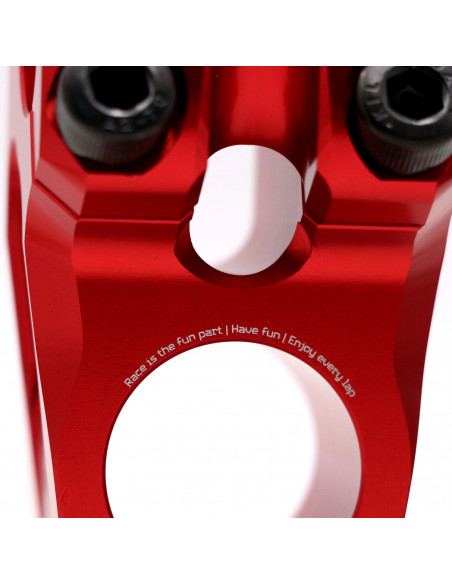 Potence Pride Cayman V2 Ø22.2mm - Rouge
