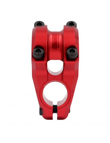 Potence Pride FTL Ø31.8mm - Rouge