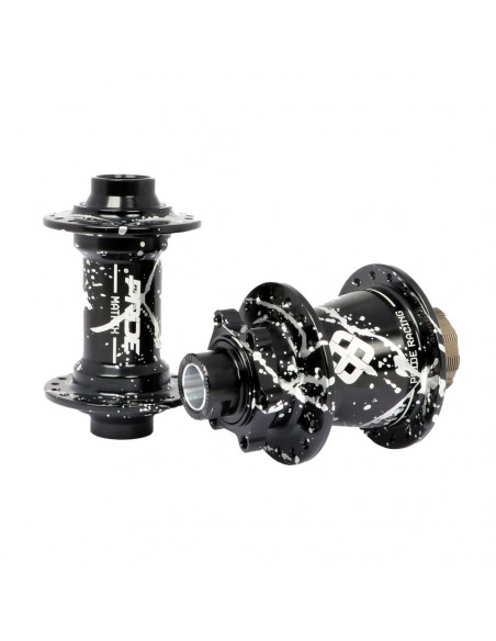 Moyeux Pride Matrix Splash Black/Silver - 10/10mm - 28H