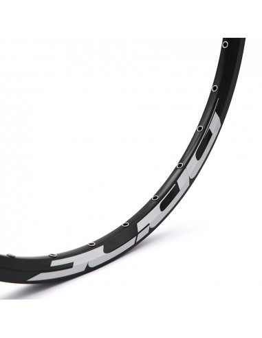 Pride Control Exp 28h Front Rim Black