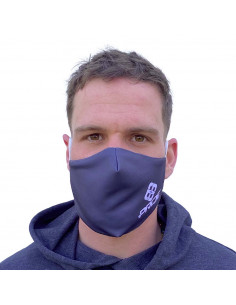 Pride Face Mask Corporate Logo Dark Grey 2