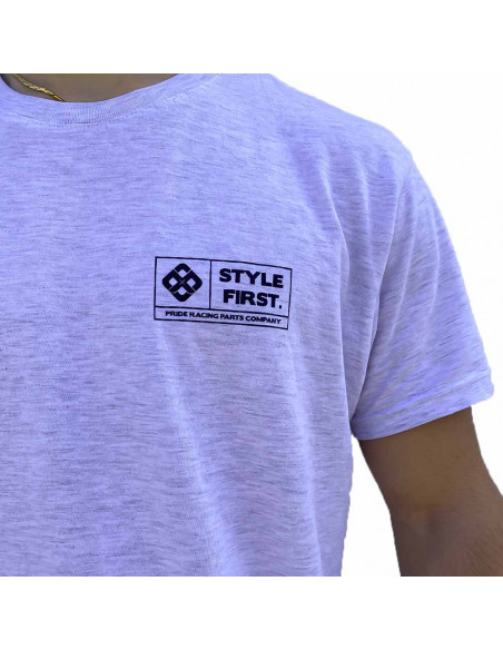 T-Shirt Pride Style First Ash