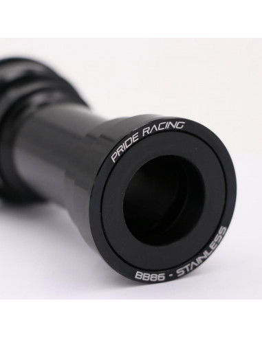 Boitier De Pédalier Pride Racing BB86 Inox - 24mm