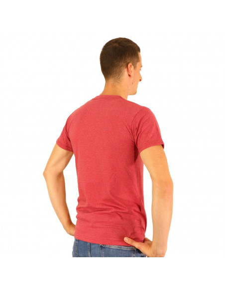 T-Shirt Pride Patch v2 Red Vintage Heather