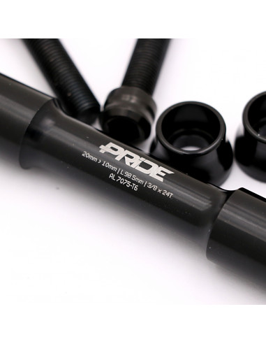 Kit Adaptateur Pride Racing Axe 20mm Vers 10mm