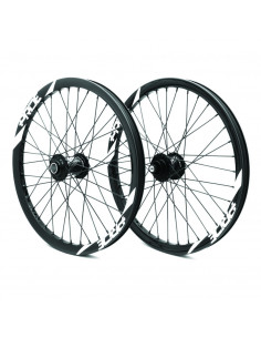 Roues 20" (406) Pride Wave Gloss White - Control V2 20/10mm - Black