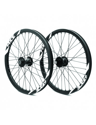 Roues 20" (406) Pride Wave Gloss White - Control V2 20/10mm - Black