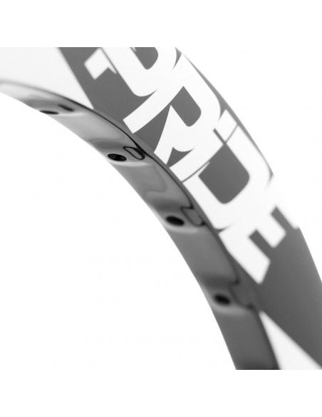 Roues 20" (406) Pride Wave Gloss White - Control V2 20/10mm - Black