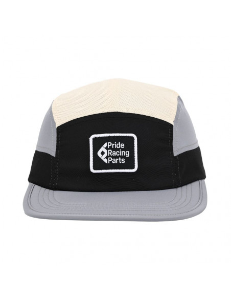 Pride 5 Panel Cap - Icon Patch - Grey/Sand