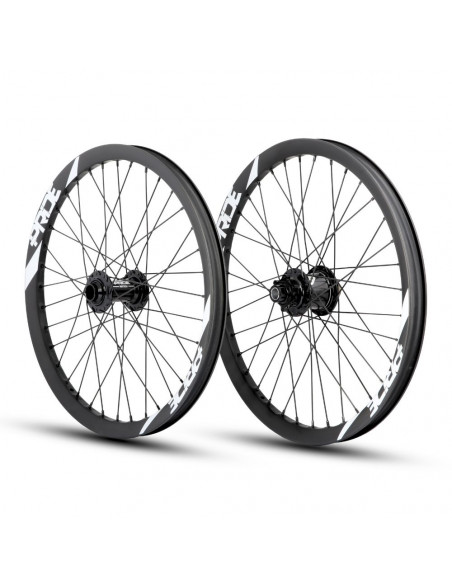 Roues 20" (406) Pride Wave Matt White - Matrix 20/15mm - Black