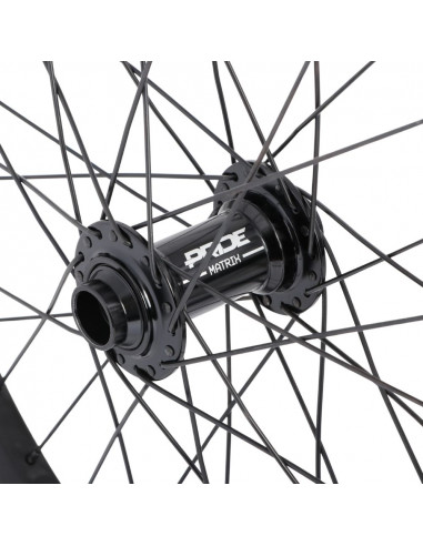 Wheels 20" (406) Pride Wave Matt White - Matrix 20/15mm - Black