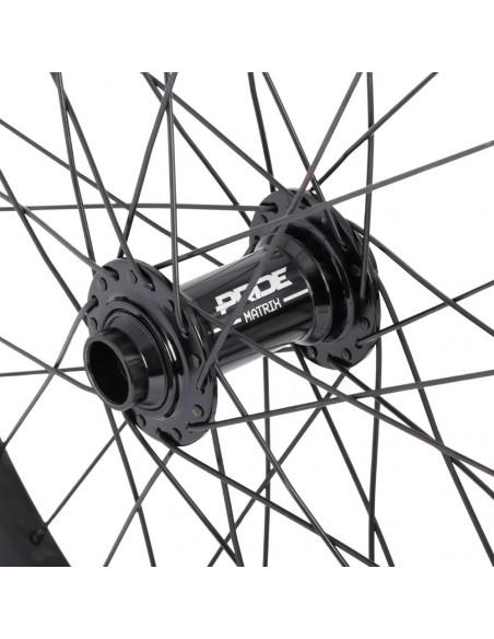 Wheels 20" (406) Pride Wave Matt White - Matrix 20/15mm - Black