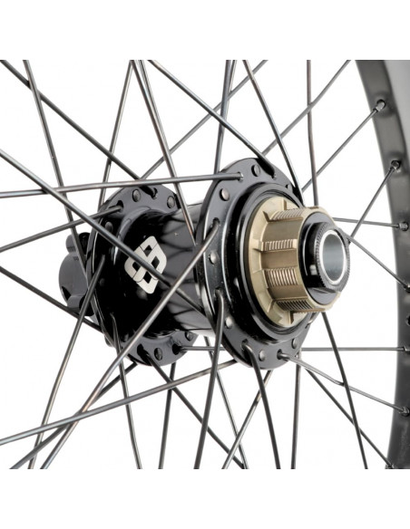 Roues 20" (406) Pride Wave Matt White - Matrix 20/15mm - Black