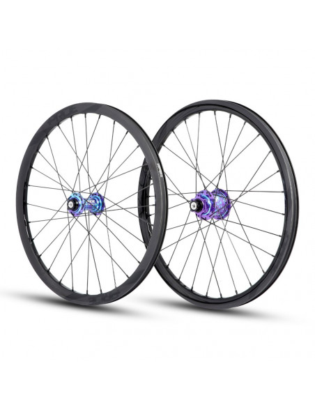Wheels 20" (451) Pride Wave Gloss Black / Pride Control 10/10mm - Splash Blu/Pur