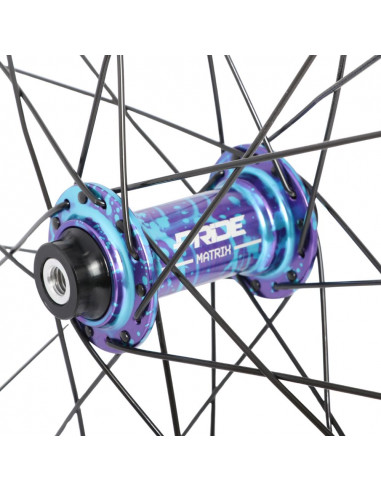 Wheels 20" (451) Pride Wave Gloss Black / Pride Control 10/10mm - Splash Blu/Pur