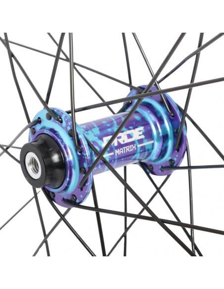 Wheels 20" (451) Pride Wave Gloss Black / Pride Control 10/10mm - Splash Blu/Pur