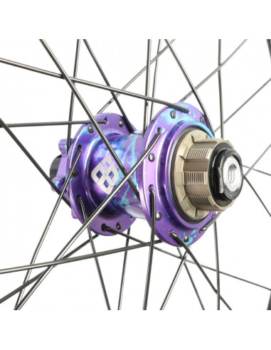 Wheels 20" (451) Pride Wave Gloss Black / Pride Control 10/10mm - Splash Blu/Pur